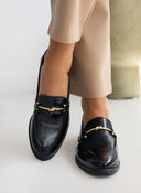 Μοκασίνια λουστρίνι Ragazza 0382 - Μαύρο - thefashionproject.gr - RAGAZZA