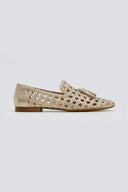 Μοκασίνια με διάτρητο σχέδιο CORINA - Χρυσό - thefashionproject.gr - CORINA - 23722009002