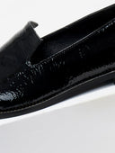 Μοκασίνια μυτερά λουστρίνι Estil - Μαύρο - thefashionproject.gr - Estil