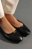 Μπαλαρίνες φλατ basic ERYNN - Μαύρο - thefashionproject.gr - ERYNN