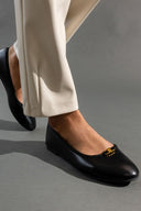Μπαλαρίνες φλατ basic ERYNN - Μαύρο - thefashionproject.gr - ERYNN