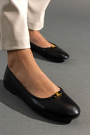 Μπαλαρίνες φλατ basic ERYNN - Μαύρο - thefashionproject.gr - ERYNN