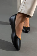 Μπαλαρίνες φλατ basic ERYNN - Μαύρο - thefashionproject.gr - ERYNN