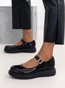 Μπαλαρίνες λουστρίνι Mary Jane Estil - Μαύρο - thefashionproject.gr - Estil