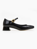 Μπαλαρίνες λουστρίνι Mary Jane Tfp - Μαύρο - thefashionproject.gr - TFP