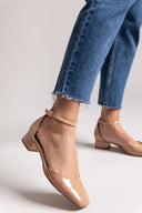 Μπαλαρίνες λουστρίνι TFP - Biscuit - thefashionproject.gr - TFP