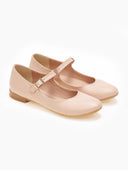 Μπαλαρίνες Mary Janes με λουράκι Estil - Nude - thefashionproject.gr - Estil