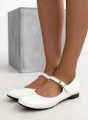 Μπαλαρίνες Mary Janes με λουράκι Estil - Πάγου - thefashionproject.gr - Estil