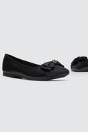 Μπαλαρίνες ματ με φιόγκο ERYNN - Μαύρο - thefashionproject.gr - ERYNN