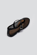 Μπαλαρίνες με διάτρητο σχέδιο ERYNN - Μαύρο - thefashionproject.gr - ERYNN