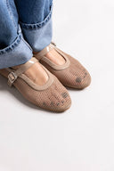 Μπαλαρίνες με διάτρητο σχέδιο ERYNN - Τάουπε - thefashionproject.gr - ERYNN - 23473035002