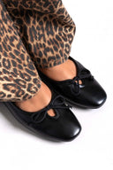 Μπαλαρίνες με κορδονάκι ERYNN - Μαύρο - thefashionproject.gr - ERYNN