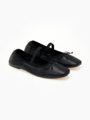 Μπαλαρίνες με λάστιχο PIECES 17151921 - Μαύρο - thefashionproject.gr - PIECES