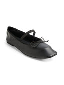 Μπαλαρίνες με λάστιχο PIECES 17151921 - Μαύρο - thefashionproject.gr - PIECES
