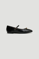 Μπαλαρίνες με λουράκι ERYNN - Μαύρο - thefashionproject.gr - ERYNN