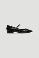 Μπαλαρίνες με λουράκι - Μαύρο - thefashionproject.gr - JOIA