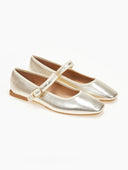 Μπαλαρίνες με μπαρέτα - Χρυσό - thefashionproject.gr - Ideal shoes