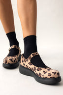 Μπαλαρίνες με ponyskin Mary Janes Estil