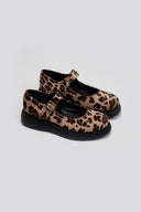 Μπαλαρίνες με ponyskin Mary Janes Estil