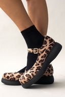 Μπαλαρίνες με ponyskin Mary Janes Estil