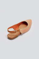 Μπαλαρίνες μυτερές slingback από ψάθα ERYNN