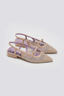 Μπαλαρίνες μυτερές slingback με διαφάνεια MARIAMARE