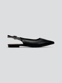 Μπαλαρίνες μυτερές slingback με στρας ERYNN