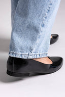Μπαλαρίνες μυτερές λουστρίνι Estil - Μαύρο - thefashionproject.gr - Estil - 23619002003
