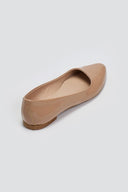Μπαλαρίνες μυτερές λουστρίνι Estil - Nude - thefashionproject.gr - Estil - 23619004003