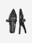 Μπαλαρίνες μυτερές λουστρίνι ONLY 15340903 - Μαύρο - thefashionproject.gr - ONLY - 23462002002