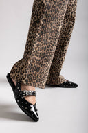 Μπαλαρίνες μυτερές λουστρίνι ONLY 15340903 - Μαύρο - thefashionproject.gr - ONLY - 23462002002