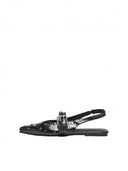 Μπαλαρίνες μυτερές λουστρίνι ONLY 15340903 - Μαύρο - thefashionproject.gr - ONLY - 23462002002