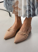 Μπαλαρίνες μυτερές λουστρίνι TFP - Biscuit - thefashionproject.gr - TFP