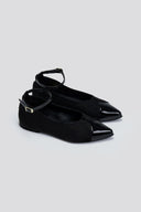 Μπαλαρίνες μυτερές με μπαρέτα Estil - Μαύρο - thefashionproject.gr - Estil
