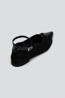 Μπαλαρίνες μυτερές με μπαρέτα Estil - Μαύρο - thefashionproject.gr - Estil