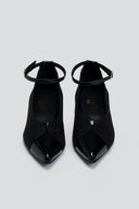Μπαλαρίνες μυτερές με μπαρέτα Estil - Μαύρο - thefashionproject.gr - Estil