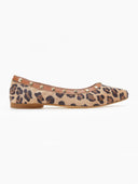 Μπαλαρίνες μυτερές με οικολογικό ponyskin estil - Leopard - thefashionproject.gr - Estil