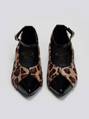 Μπαλαρίνες μυτερές με print Estil - Leopard - thefashionproject.gr - Estil