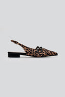 Μπαλαρίνες μυτερές με print TFP - Leopard - thefashionproject.gr - TFP