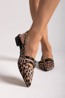 Μπαλαρίνες μυτερές με print TFP - Leopard - thefashionproject.gr - TFP