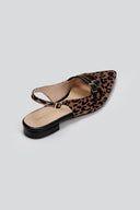 Μπαλαρίνες μυτερές με print TFP - Leopard - thefashionproject.gr - TFP