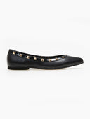 Μπαλαρίνες μυτερές με τρουκς estil - Μαύρο - thefashionproject.gr - Estil
