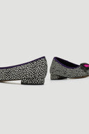 Μπαλαρίνες μυτερές ponyskin AZAREY - Μαύρο - thefashionproject.gr - AZAREY