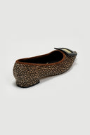 Μπαλαρίνες μυτερές ponyskin AZAREY - Τάουπε - thefashionproject.gr - AZAREY