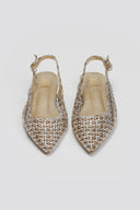 Μπαλαρίνες μυτερές slingback Xti - Χρυσό - thefashionproject.gr - Xti Footwear