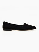 Μπαλαρίνες μυτερές suede Estil - Μαύρο - thefashionproject.gr - Estil