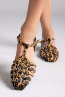 Μπαλαρίνες ponyskin με print Gioseppo