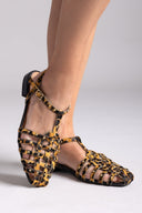 Μπαλαρίνες ponyskin με print Gioseppo