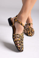 Μπαλαρίνες ponyskin με print Gioseppo - Leopard - thefashionproject.gr - GIOSEPPO - 23956032003