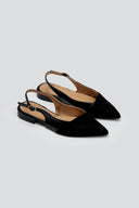 Μπαλαρίνες slingback μυτερές - Μαύρο - thefashionproject.gr - Sergio Todzi